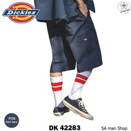 กางเกง DICKIES 42283 ขาสั้น 5 กระเป๋า (ยาวเลยเข่า) กางเกงดิกกี้ขาสั้นผู้ชาย Dickies Pants ใส่เที่ยว กางเกงdickieผู้ชาย (โลโก้ขาวดำ)