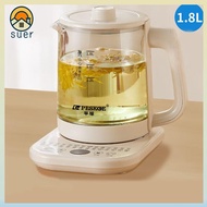 SUERHD Electric Kettle, 1.8L 28 Preset Modes Health Pot,  Fast Boil 2H Keep Warm 800W Healthy Tea Ma