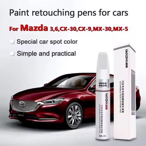 For Mazda 3,6,cx-30,CX-9,MX-30,MX-5 Touch-Up Pen Scratch Removal Paste Varnish Pen Repair Set Crysta