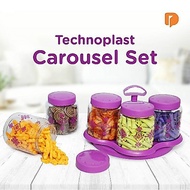 Beautiful Unique Carousel Jar Set