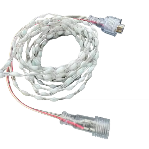 DC5V 12V 1.5cm/2cm/2.5cm Pitch 100ct/200ct/300ct Seed LED Pixel String Light WS2811 RGB ICAddressabl