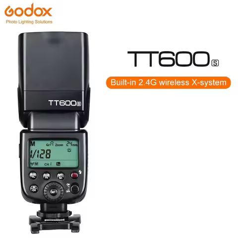 Godox TT600 TT600-S 2.4G Wireless GN60 Master/Slave Camera Flash Speedlite for Canon Nikon Sony Pent