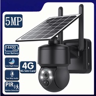 5MP 4G SIM Solar IP Camera WiFi Outdoor Wireless PTZ Security Protection Video Surveillance 14400mAh Battery Long Standby UBOX