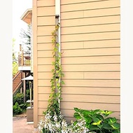 Downspout Rain Gutter Garden Trellis Kit for Outdoor Climbing Garden Plants, up to 9 feet Tall (108 