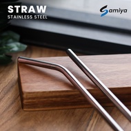 30cm stainless steel straw / reusable stainless straw / straight and bent straw / 30cm straw
