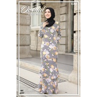 baju kurung moden baju kurung dewasa orchid hitam