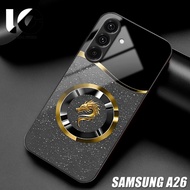 HP Casing SAMSUNG A26 Softcase SAMSUNG A26 Case Glossy Casing Shiny Glass Protector Mobile Phone Acc