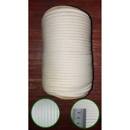 PER YARD Braided Cotton Cord Natural