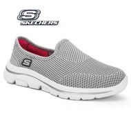 Skechers_Women GOwalk 5 Shoes- สเก็ตเชอร์ รองเท้าผู้หญิง Sneakers สาน รองเท้าผ้าใบสตรีน้ำหนักเบาระบายอากาศได้สะดวกสบาย- 124147