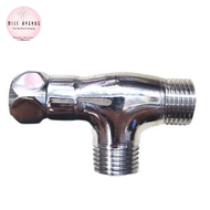 Agusto bidet toilet shower T connection FULL BRASS in CHROME