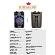 ♞,♘,♙,♟KINGSTER 8.5" [KST-7832] PORTABLE BLUETOOTH WIRELESS SPEAKER with FREE MICROPHONE