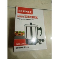 Electric Mug/ Electric Kettle/ Water Cooking Kettle Stainless Steel Water Heater Mug 11Cm