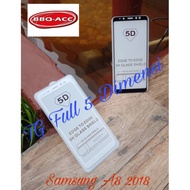 Samsung Galaxy A8 2018 Tempered Glass List Color 5D 5 Dimensions 9H Screen Guard Anti-Scratch Glass