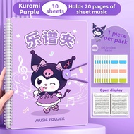 A4 Transparent Pages Music Score Folder