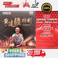 YINHE Moxa VVIP Special Long Pimple 2.1 OX Getah Ping Pong Biji Panjang Table Tennis anti spin bat k