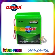 BATERI OSIMA 6N4 2A GEL GREEN BATTERY FOR HONDA CUB C70, GBO, SUZUKI RC80, YAMAHA Y80 (DRY CELL)