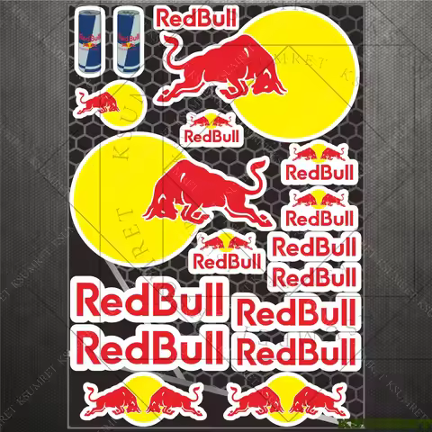 Vinyl For Red Bull Motorcycle Sticker Decal