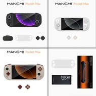 MANGMI Pocket Max 7吋144Hz OLED 安卓掌機 Snapdragon 865 8GB+128GB TMR霍爾搖桿 主動散熱 8000mAh 復古遊戲掌機 串流遊戲掌機 開源掌機