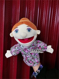 Boneka Tangan Boneka Tangan Karakter Manusia Edisi Keluarga / Handpuppet Mainan Anak Mulut Cablak