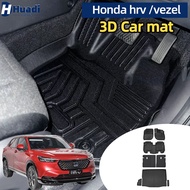 3D car mat Honda HRV vezel (2021-2025)boot mat car foot mat carpet car floor mat trunk mat TPE mat b
