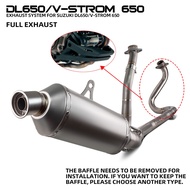 SC Project RALLY RAID Adventure titanium headers exhaust kit for Suzuki V-STROM 650 DL650 full exhau