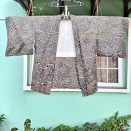 Kimono Haori Grey Japanese Vintage