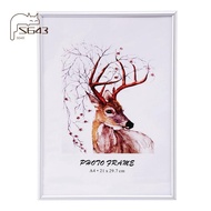 2 Picture Frames, A4 Silver Picture Frames, with Unbreakable s, Picture Frames for Family Photos, 21