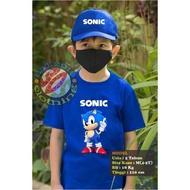 Sonic The Hedgehog T-shirt Bonus Hat and can be given a name