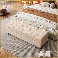 PATTERN Premium Storage Bench | Long Bench Stool | Soft Fabric | Large Capacity | Kerusi Panjang Sim