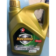 CALTEX Havoline ProDS Fully Synthetic ECO SAE 0W-20 (4LITER) - CALTEX 0W20 (Original)