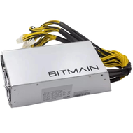 PSU APW7 12V 1800W Power Supply สำหรับเครื่องขุด Bitmain Antminer S9/L3+/A6/A7/R4/S7/E9 สายยาว