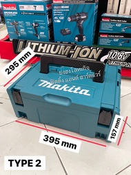 Makpac Case กล่องเครื่องมือ TYPE1 TYPE2 TYPE3 TYPE4 กล่องเครื่องมือพลาสติก MAKITA 821549-5 821550-0