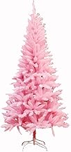 GYC 6 Foot Spruce Full Christmas Tree,foldable Metal Stand Hinged Pink Xmas Tree Holiday Decoration Indoor Outdoor-b 6ft