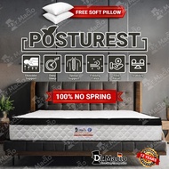 ( FREE PILLOW ) Dr. Macio Posturest Single / Super Single / Queen / King Mattress 100% NO SPRING