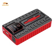 [UEB Mall]12v 4 in 1 แบตเตอรี่รถยนต์พกพาสตาร์ทเตอร์ 600a Peak Power Bank อุปกรณ์เริ่มต้นอัตโนมัติพร้