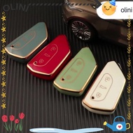 OLINI Remote Key Full Protection Soft TPU Skin Key Fob Cover for VW