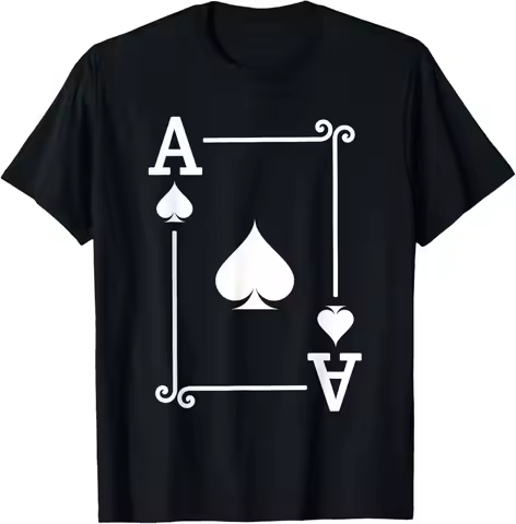 Playing Cards Costume - Ace、K、Q、J、10、9、8、7、6、5、4、3、2 Diamonds Card Poker T-Shirt Unisex Summer Stree