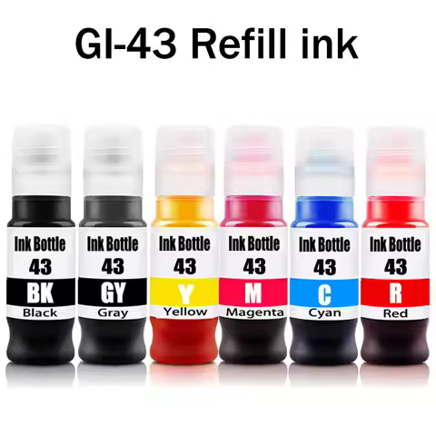 GI-43 GI 43 gi43 Dye ink for Canon PIXMA G540 G640 printer GI-13 GI-23 GI-33 GI-43 GI-53 GI-63 GI-73