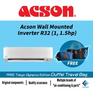 ACSON WALL MOUNTED R32【INVERTER】 AIR CONDITIONER  【1.0HP &amp; 1.5HP】(COOLING/ AIR COND/ WITHOUT INSTALLATION)