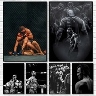 1PC Black and White U-Ultimate Fighting Championship UFC Poster Poster Paper Print Home Living Room 