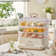 Nồi hấp điện đa năng 3 tầng Bear DZG-CA2D1 - Công suất hấp 800W tốc độ hấp cực nhanh