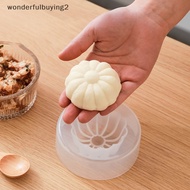 wonderfulbuying2 Steamed Stuffed Bun Maker Chinese Baozi Dumpling Moon Cake Mold Baking Tool wonderfulbuying2