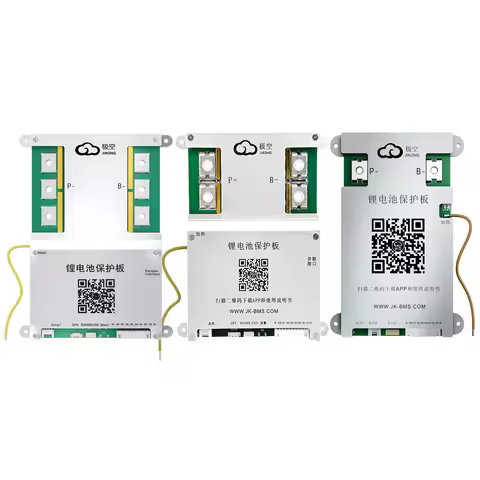 JIKONG V19 JK BMS Active Balance BMS 4S 5S 6S 7S 8S-24S 12V-36V 100A 200A 300A Smart BMS for Li-ion 