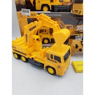 High quality RC Excavator toy for kids rc remote control construction tractor.