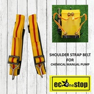 EC YELLOW NYLON SHOULDER STRAP BELT FOR MANUAL CHEMICAL PUMP / TALI SANDANG PAM RACUN MANUAL