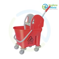 Single Mop Bucket 22Litres Down Press AZ1032 / FOR HOSPITAL / CLEANING CONTRACTOR / HOTEL / RESTAURA