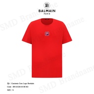 Balmain Men's Round Neck T-Shirt Camiseta Com Logo Bordado Code: BH1EG010 BC43