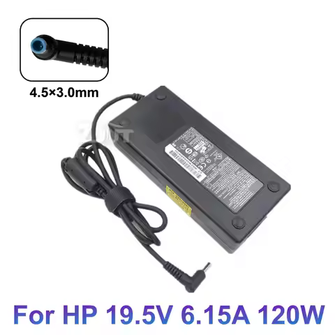 19.5V 6.15A 120W 4.5*3.0mm AC Laptop Power Adapter Charger For HP ENVY 15 17 TPN-Q173 710415-001 15-