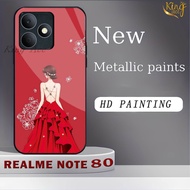 HP Case Glitter Glasshp For REALME NOTE 80 - Casing REALME NOTE 80 - K36
