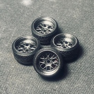 Custom tire rims 1/64 model BBS LMR
